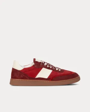 Pillar Court II Suede Ruby Low Top Sneakers