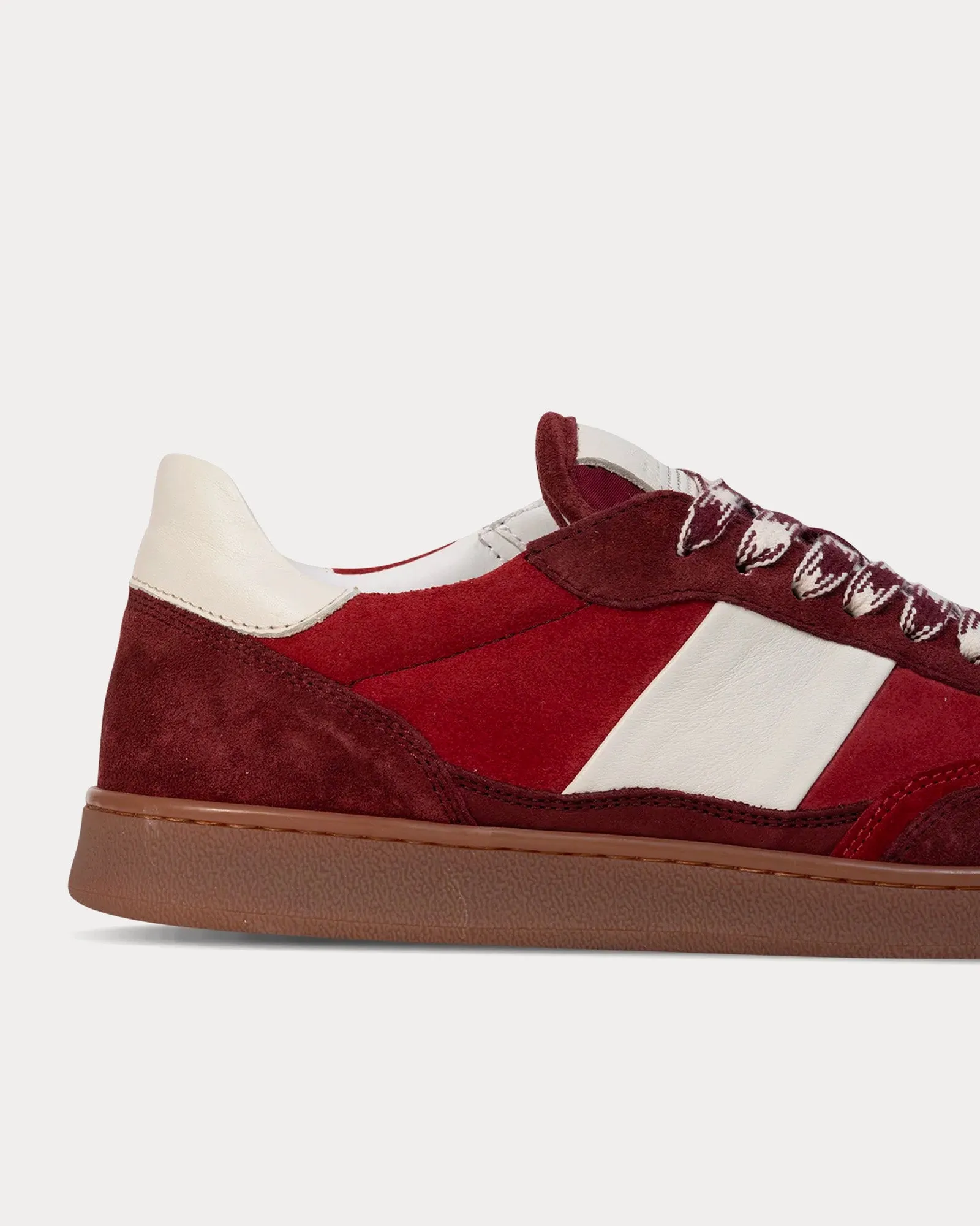 Pillar Court II Suede Ruby Low Top Sneakers