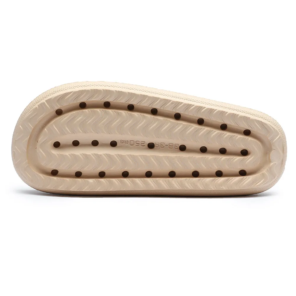 Pillow Slides Slippers for Women,Men Quick Drying Non-Slip Massage Bath Shower Outdoor Sandals with Soft Thick Sole