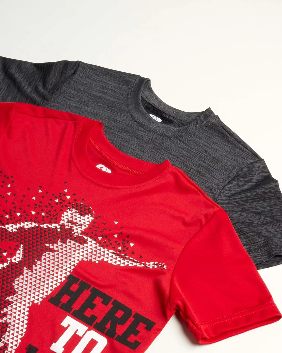 Quick Dry Breathable Performance Active Graphic T-Shirts (2 Pack)