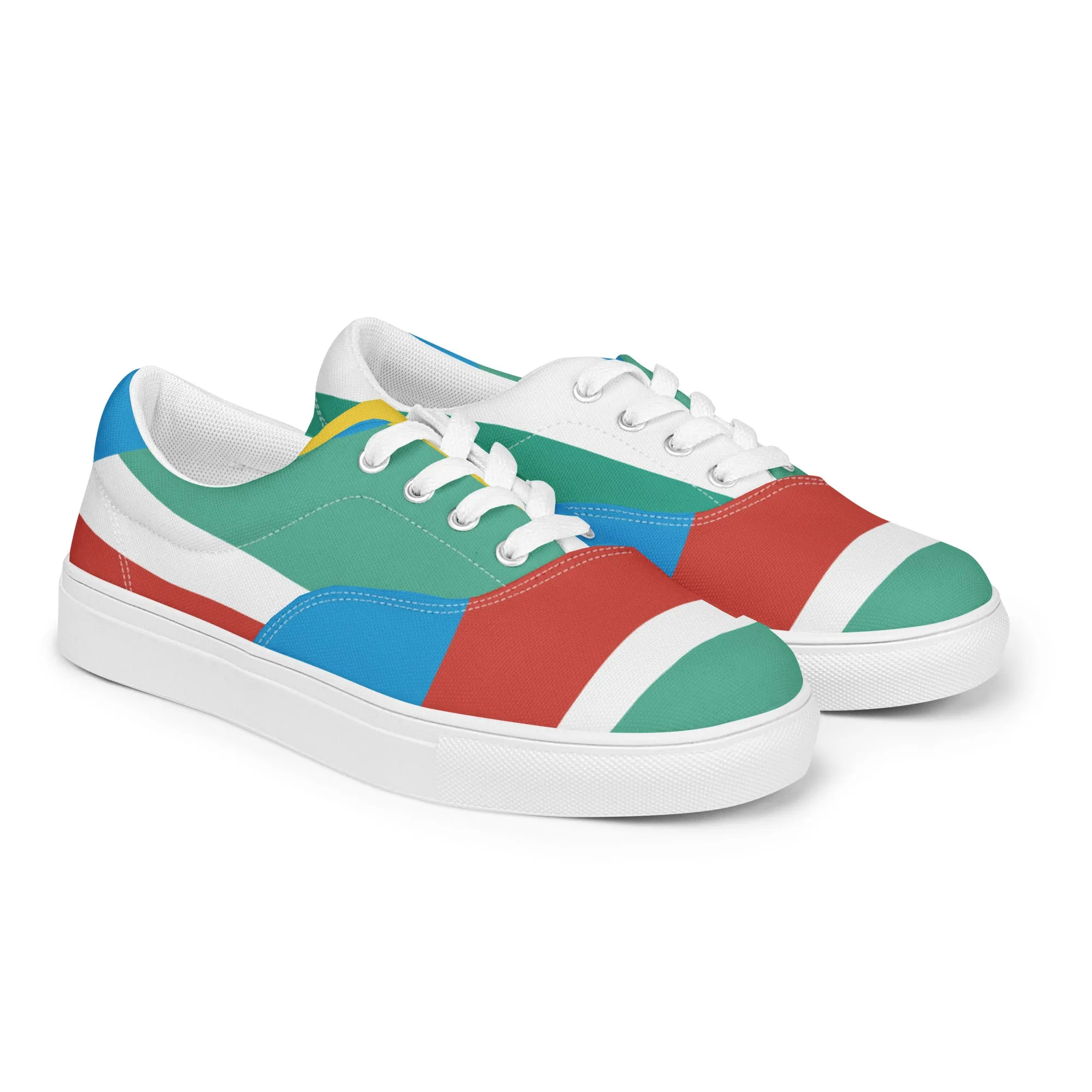 RAY OF LIGHT Women’s Lace-Up Canvas Shoes