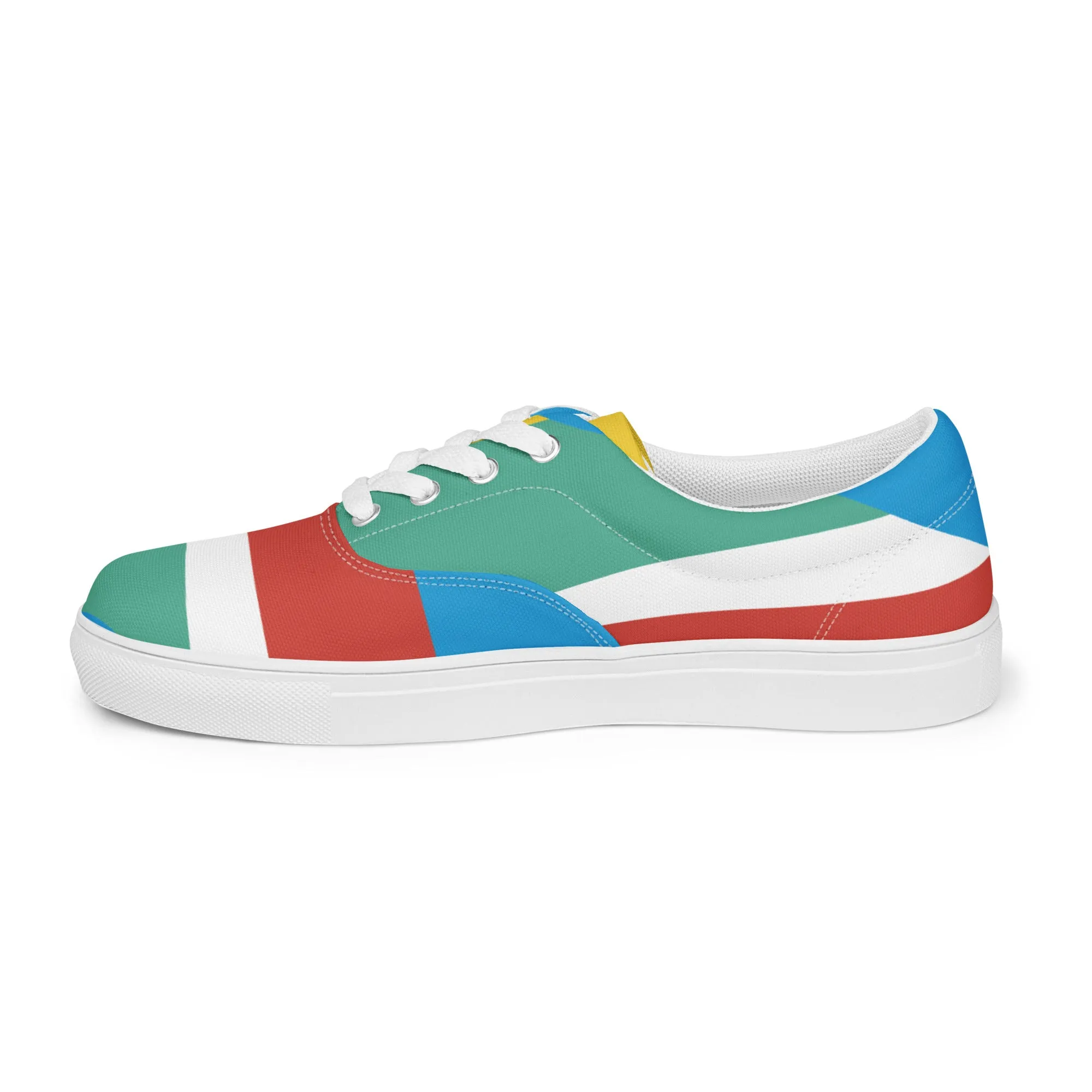 RAY OF LIGHT Women’s Lace-Up Canvas Shoes