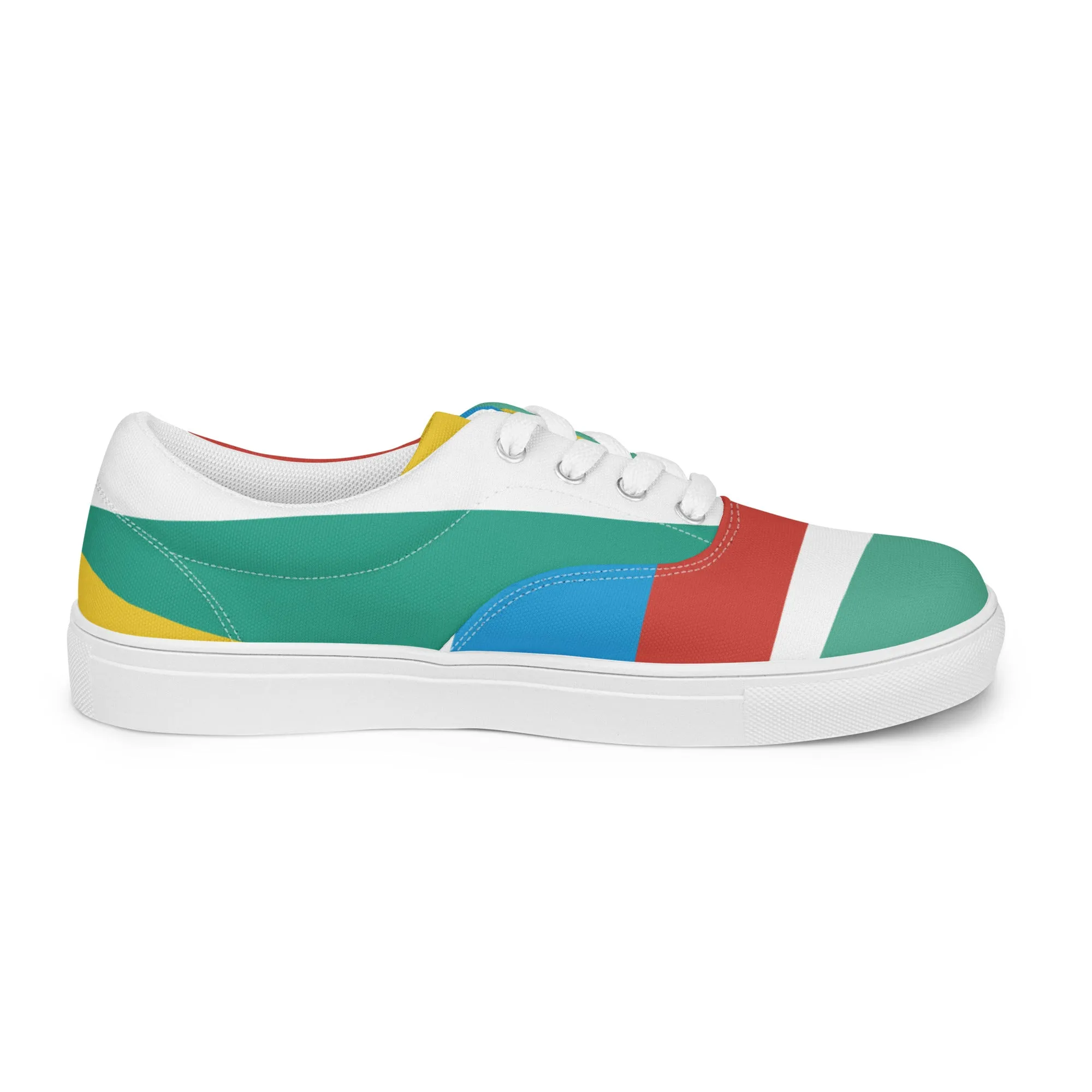 RAY OF LIGHT Women’s Lace-Up Canvas Shoes