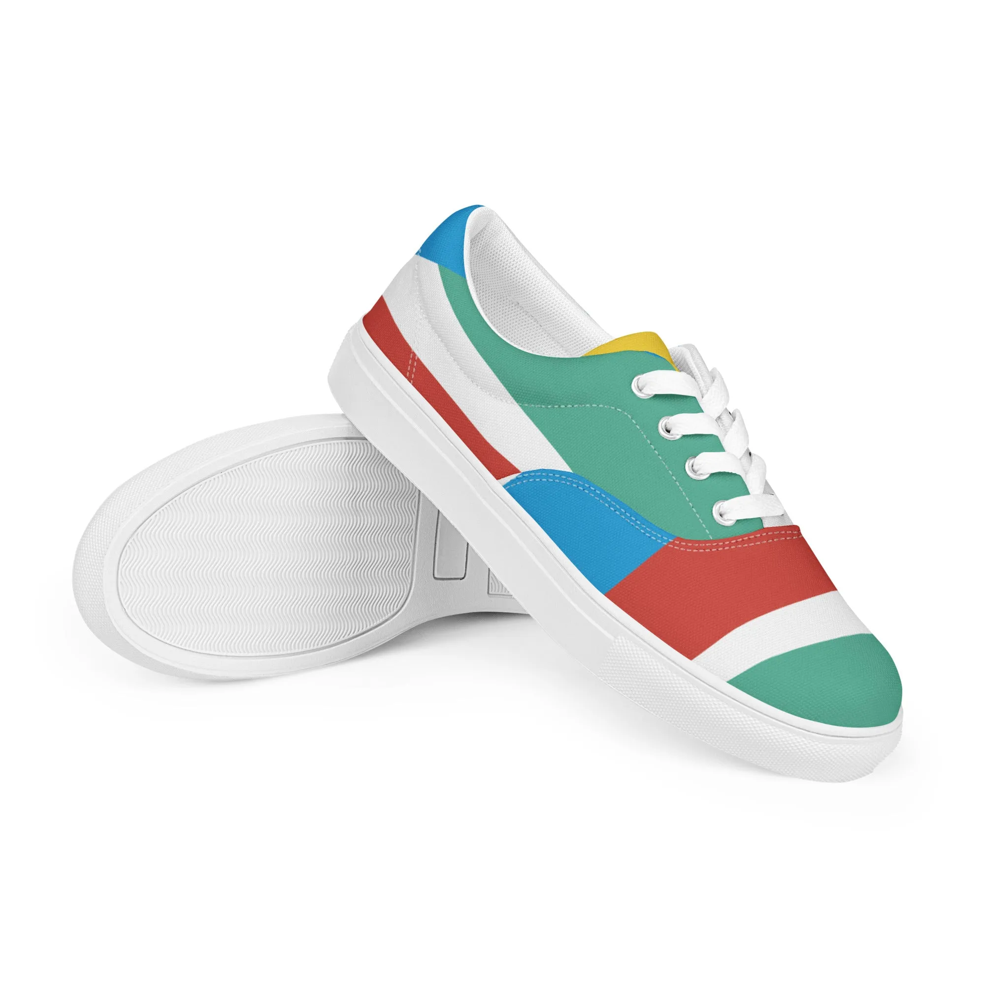 RAY OF LIGHT Women’s Lace-Up Canvas Shoes