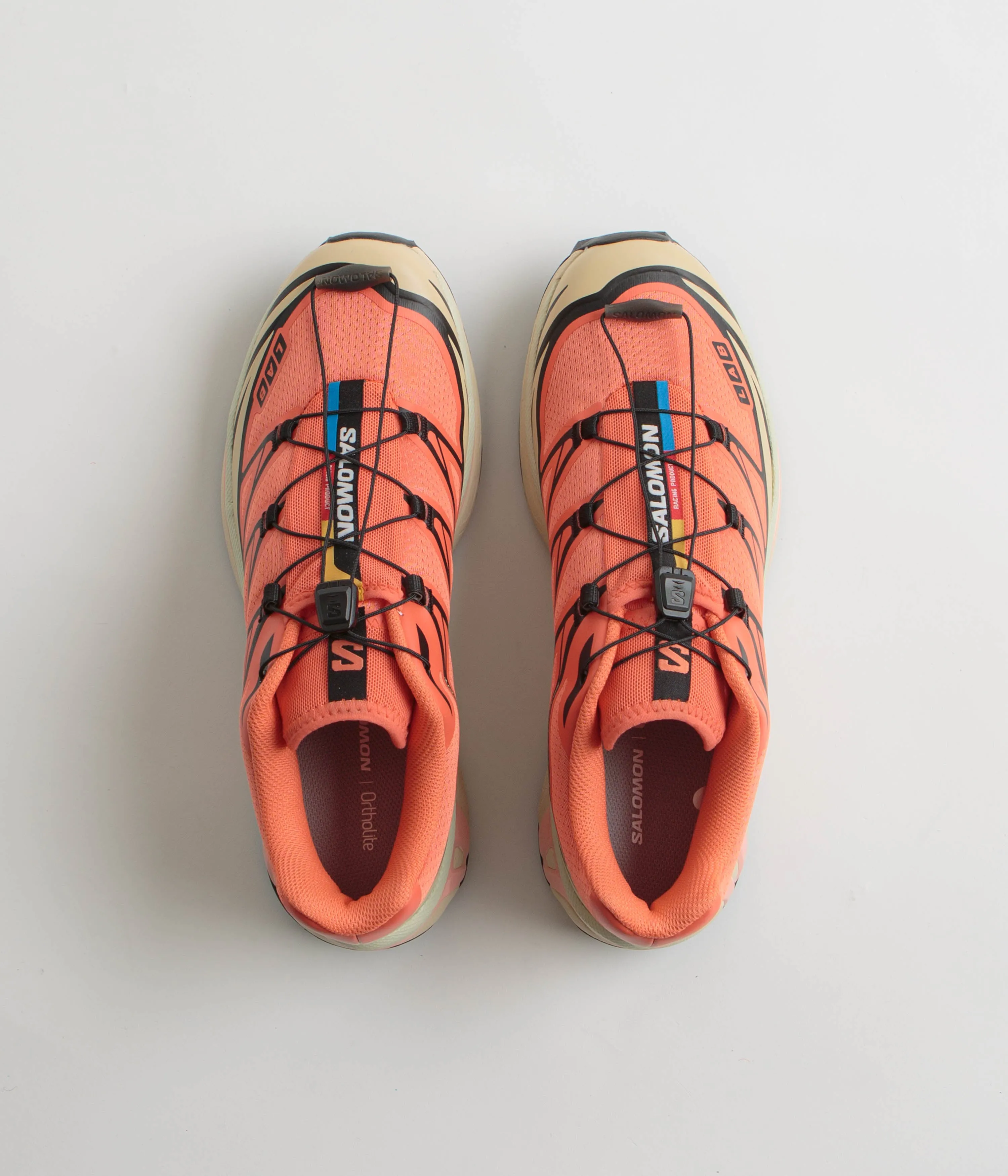 Salomon XT-6 Shoes - Living Coral / Black / Cement