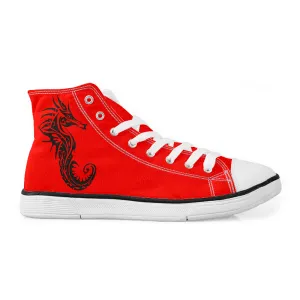 Seahorse - High-Top Canvas Shoes