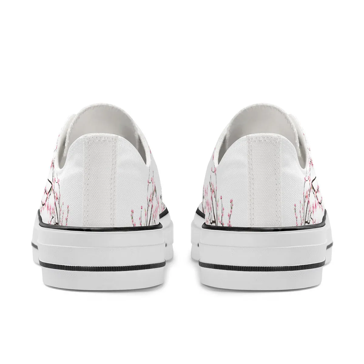 Snow White Sakura Classic Low Top