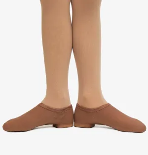 So Danca JZ75S Child Jill Mocha Color Stretch Canvas Jazz Shoe