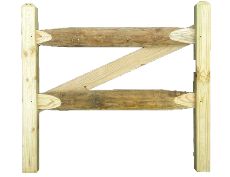 Split Rail Fence Gate