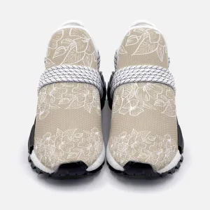 Spring floral frame ornament scandinavian Unisex Lightweight Custom shoes