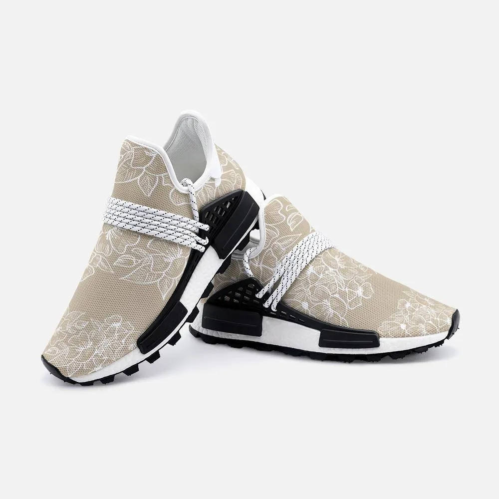 Spring floral frame ornament scandinavian Unisex Lightweight Custom shoes