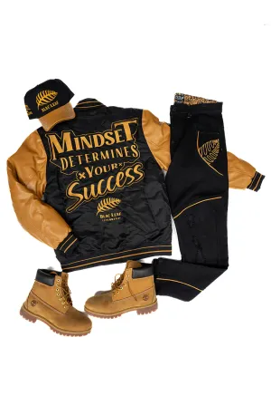 Successful Mindset Bomber Jacket, Denim Jeans, and Dad Hat: Big & Tall Bundle (Shoes Not Included)