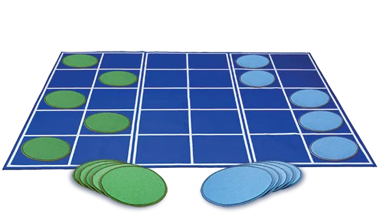 Ten Frames Rug including Discs
