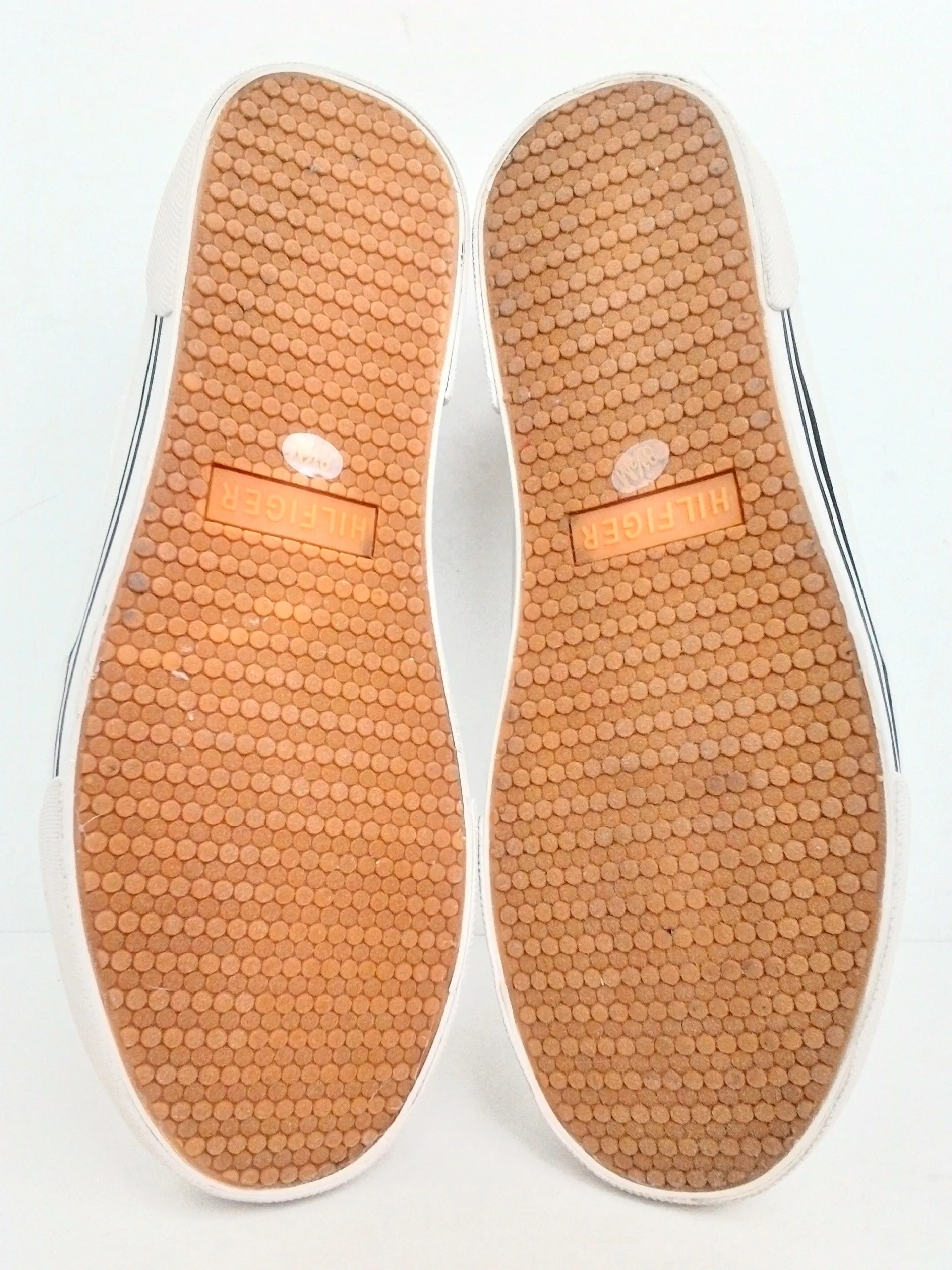 Tommy Hilfiger Women's White/Beige Sneakers Size 8.5