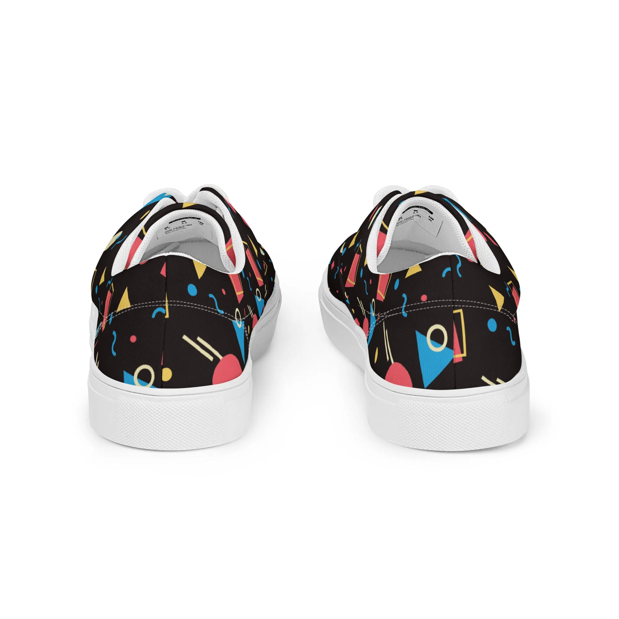 WATERMELON SUMMER Men’s Lace-Up Canvas Shoes