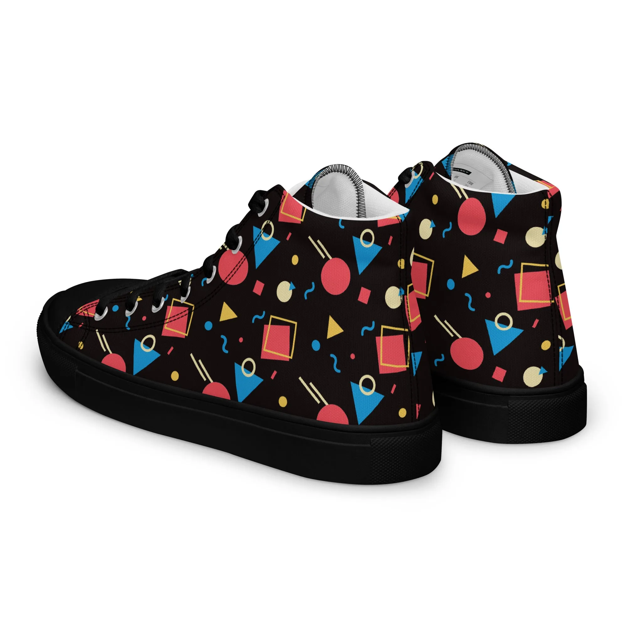 WATERMELON SUMMER Women's High Top Canvas Shoes
