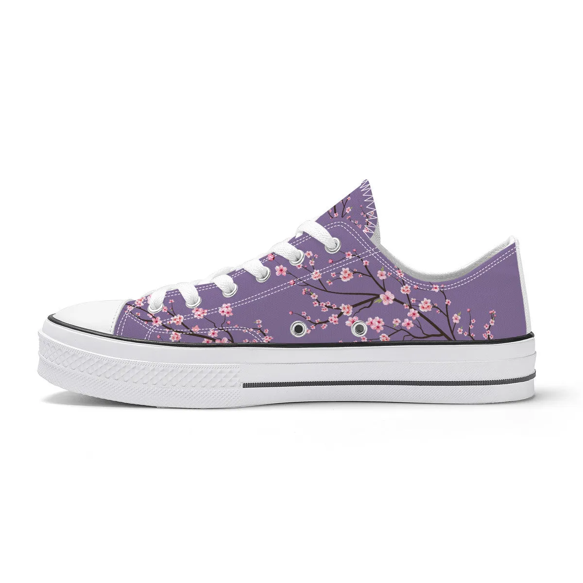 Wysteria Sakura Classic Low Top Canvas Shoes