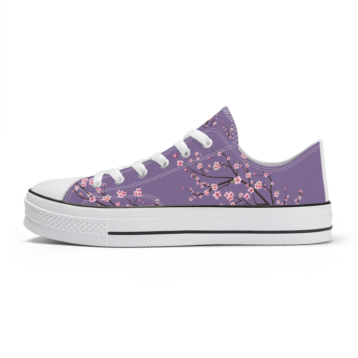 Wysteria Sakura Classic Low Top Canvas Shoes