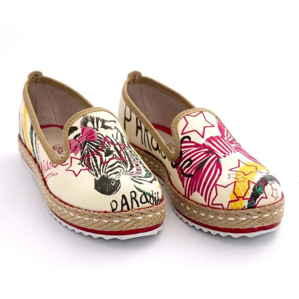 Zebra Style Slip on Sneakers Shoes HVD1460
